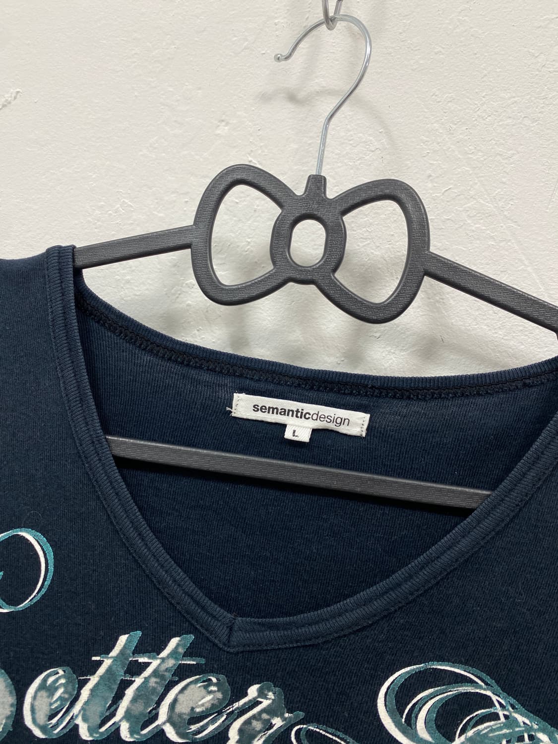 [SEMANTIC] y2k 펑크 레터링 롱슬리브 상품이미지7