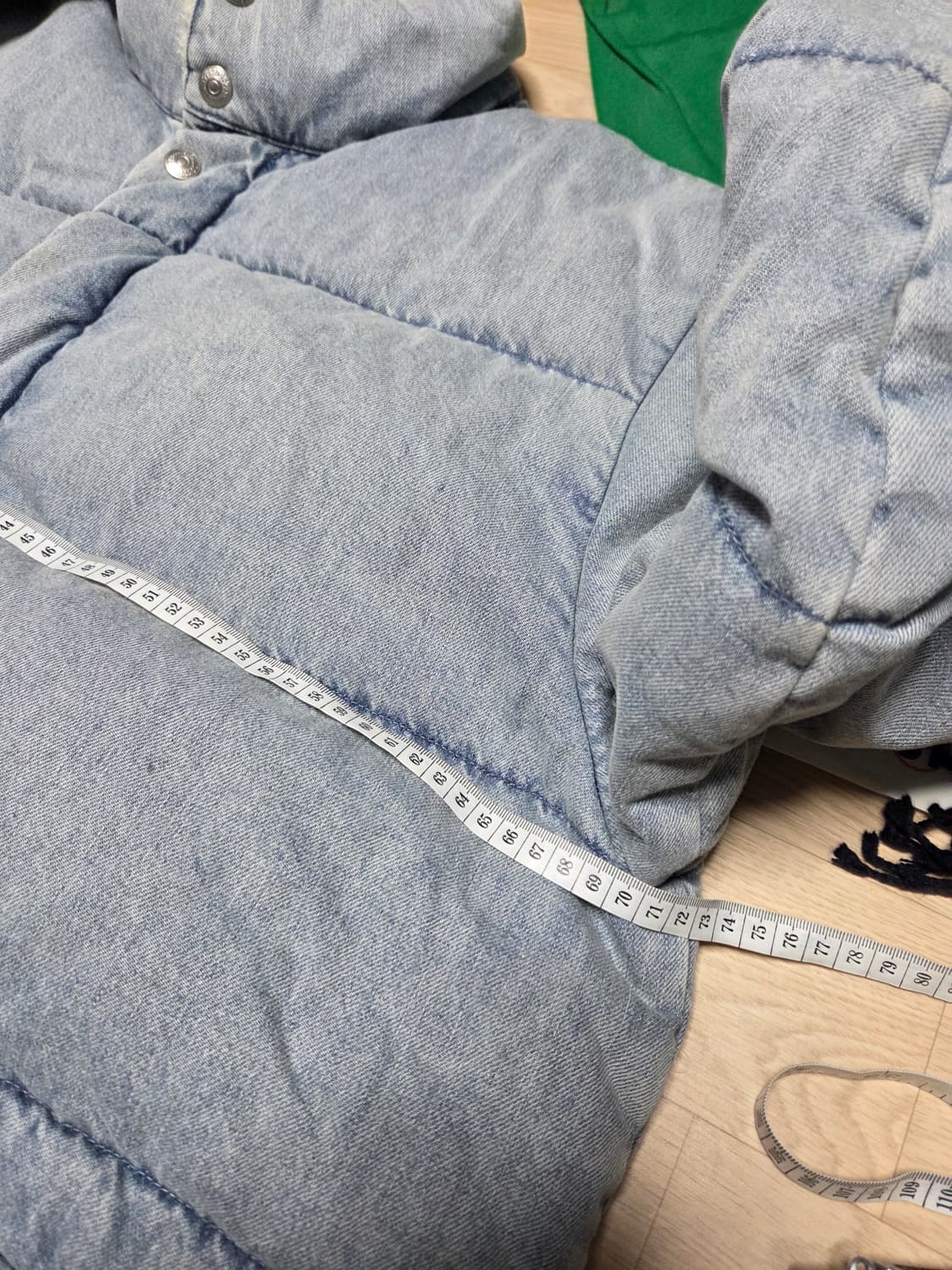 LEVIS 데님 연청 패딩 자켓 오리털  상품이미지7