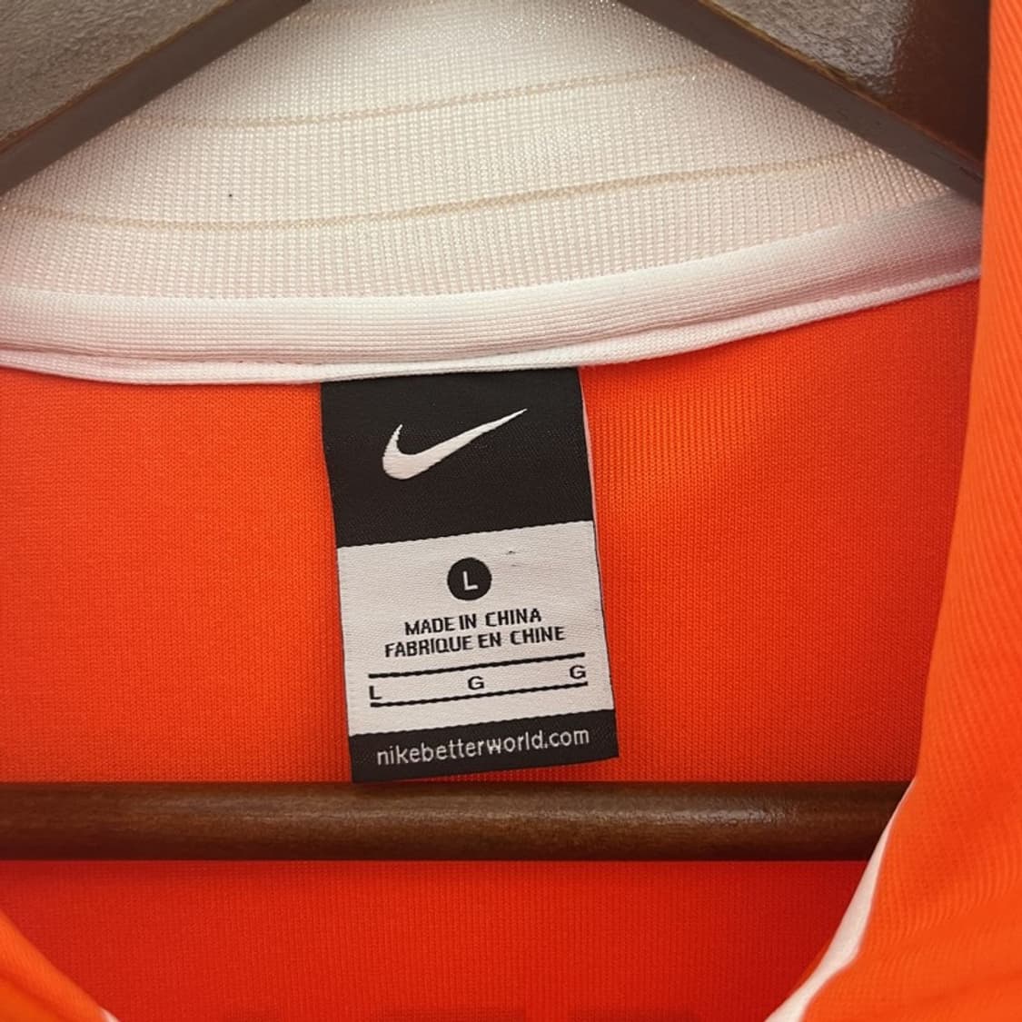 나이키 네덜란드 13-14 국대 Y2K 오렌지 져지 집업 L C11020 상품이미지5
