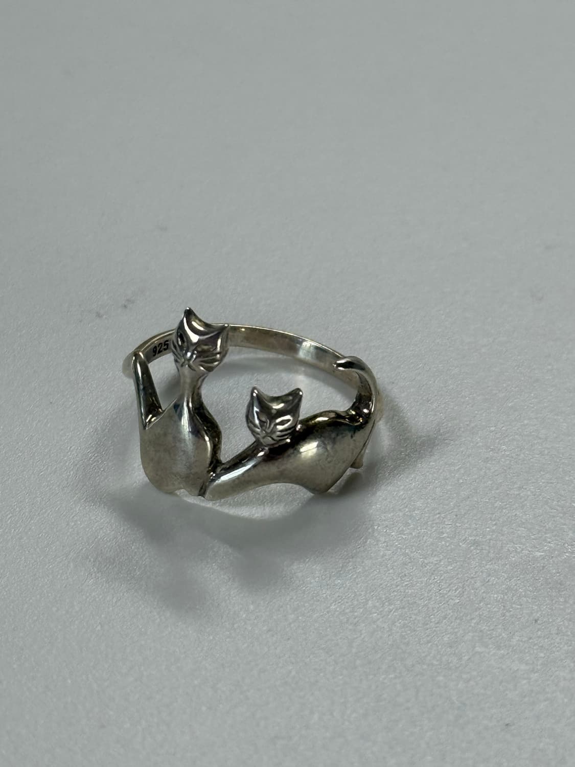 Silver 925 cat ring 상품이미지1
