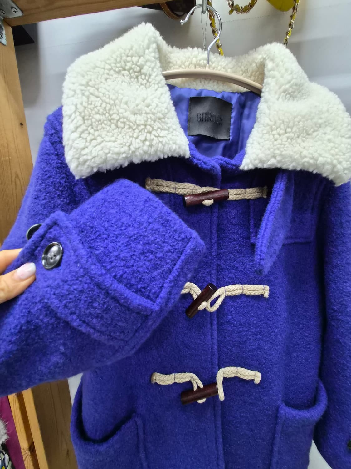 Garden 부클 떡볶이 하프코트 상품이미지4