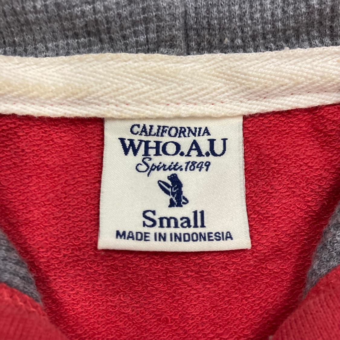 후아유 스펠아웃 빅로고 후드 집업 상품이미지2