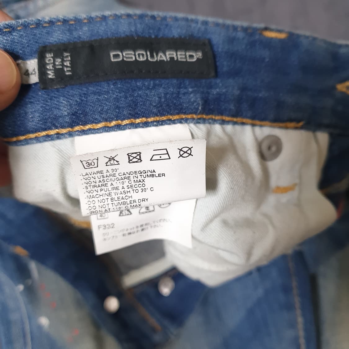 디스퀘어드2 네온진 청바지 상품이미지8