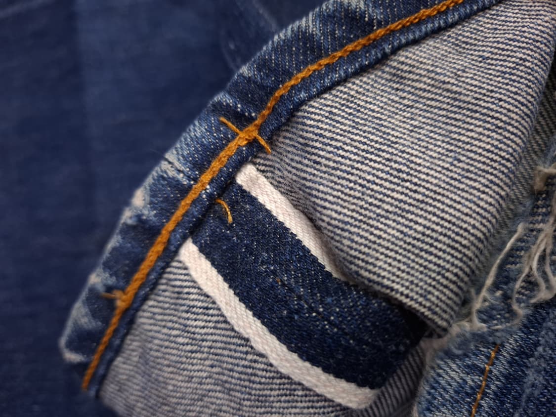 오리지날 미국제조 발렌시아 리바이스 501-XX 셀비지 데님진 상품이미지8