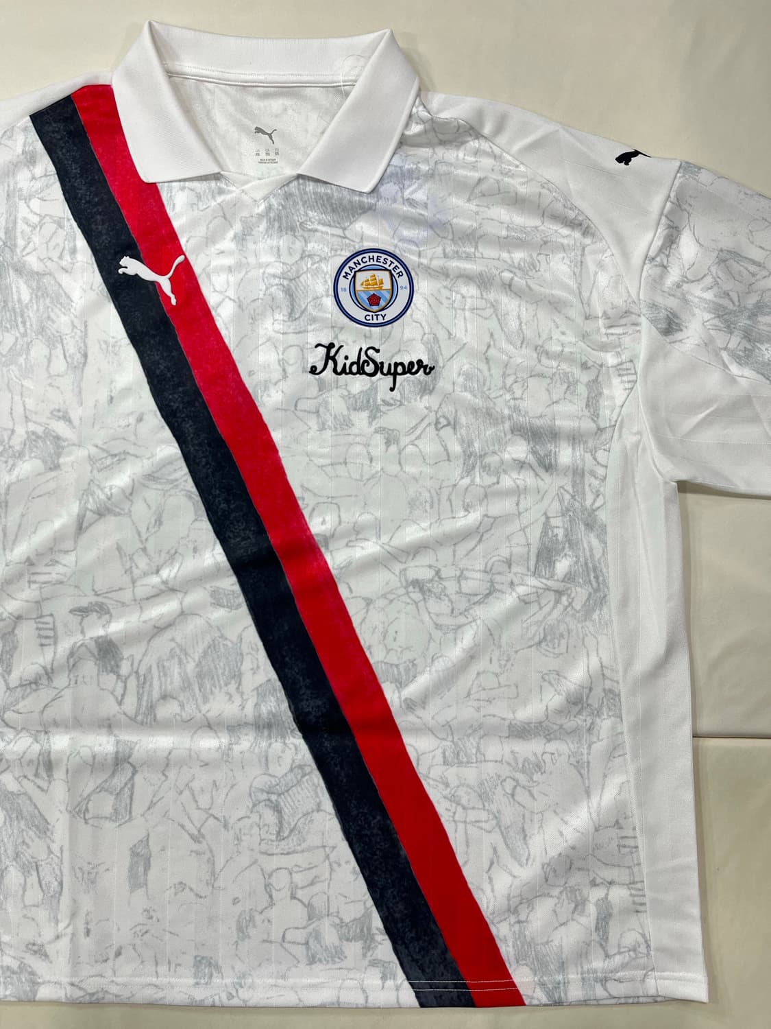 푸마 X 키드슈퍼 맨체스터 시티 FC 클럽월드컵 어웨이 엘링 홀란드 (새 상품이미지5
