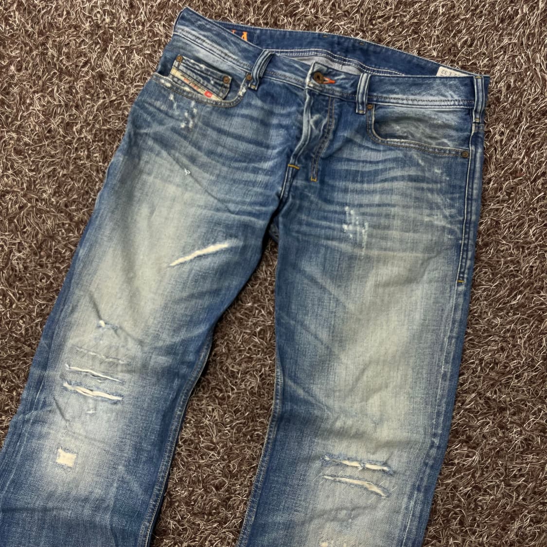 32 디젤 부츠컷 ZATINY 디스 워싱 데님 팬츠 상품이미지2