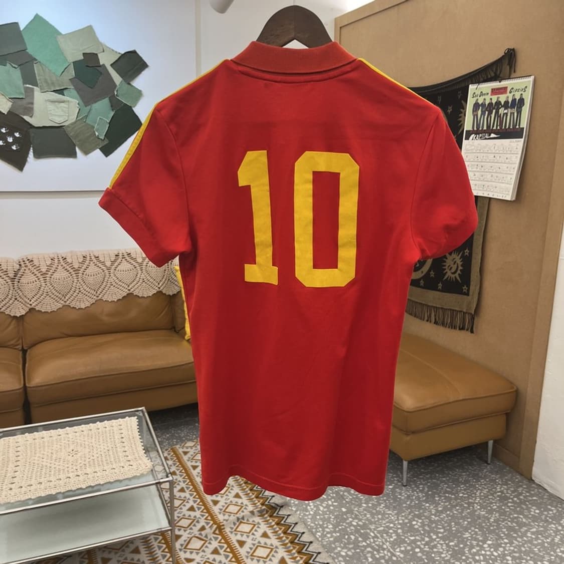 아디다스 올드스쿨 레트로 스페인 져지 반팔티 100 C10984 상품이미지4