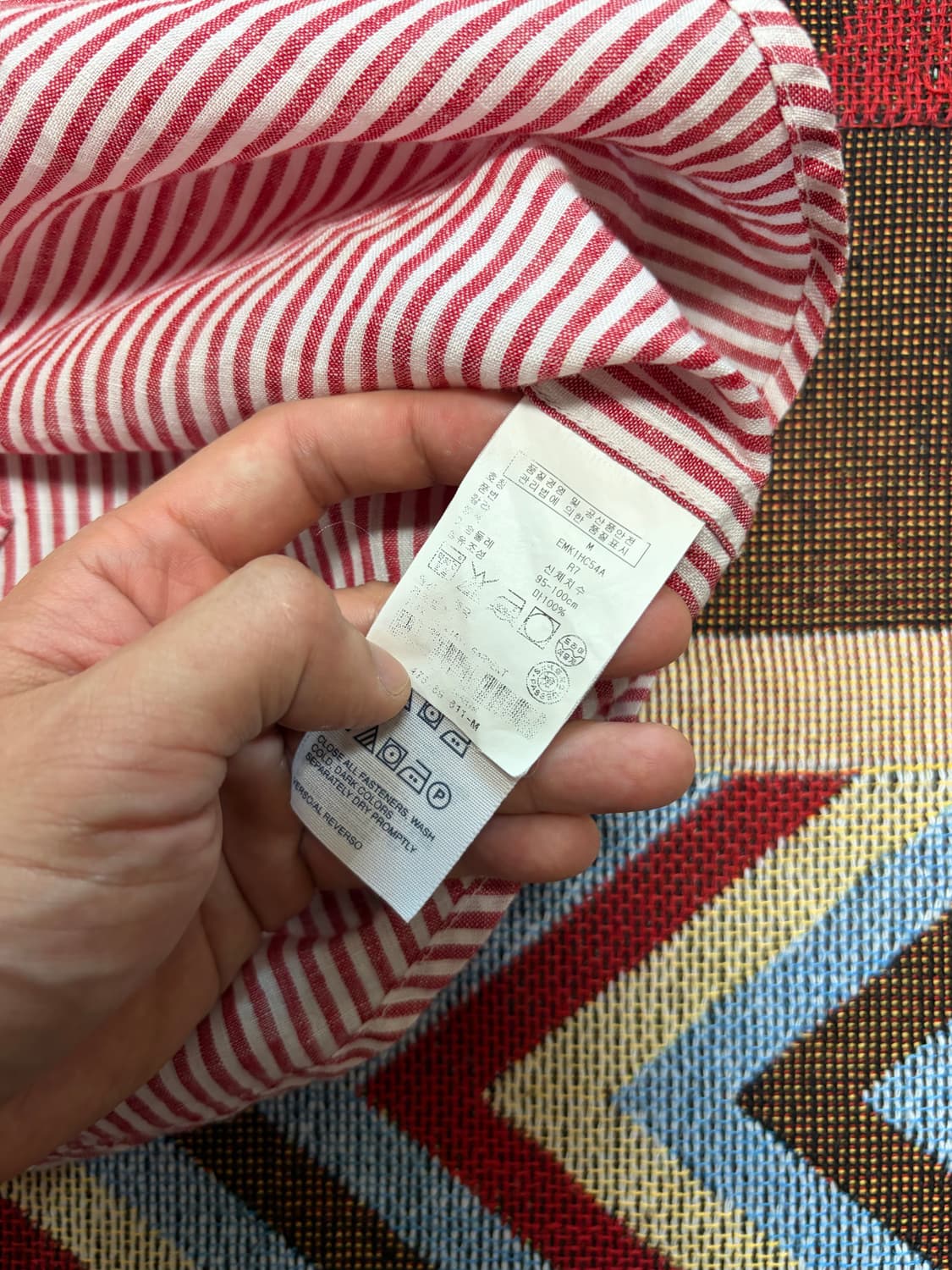 Tommy hilfiger 타미힐피거 프리미엄 린넨 셔츠 스트라이프 상품이미지6