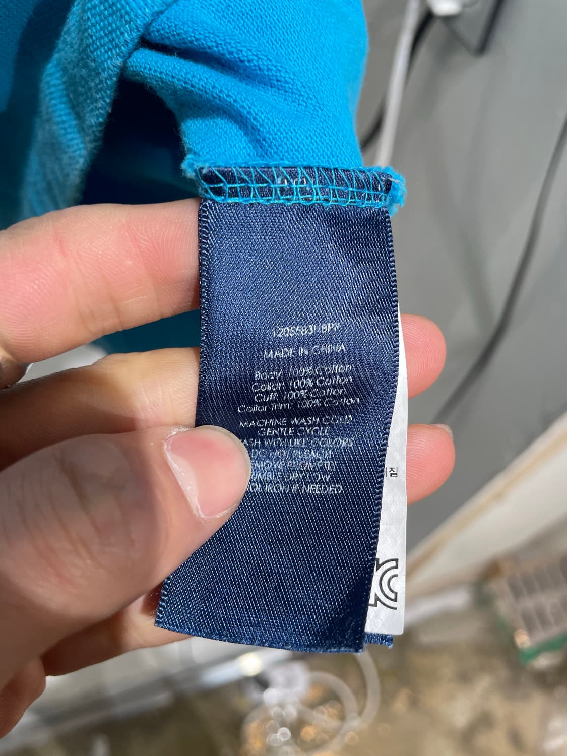 폴로 랄프로렌 빅포니 블루 오렌지 피케이셔츠 상품이미지6