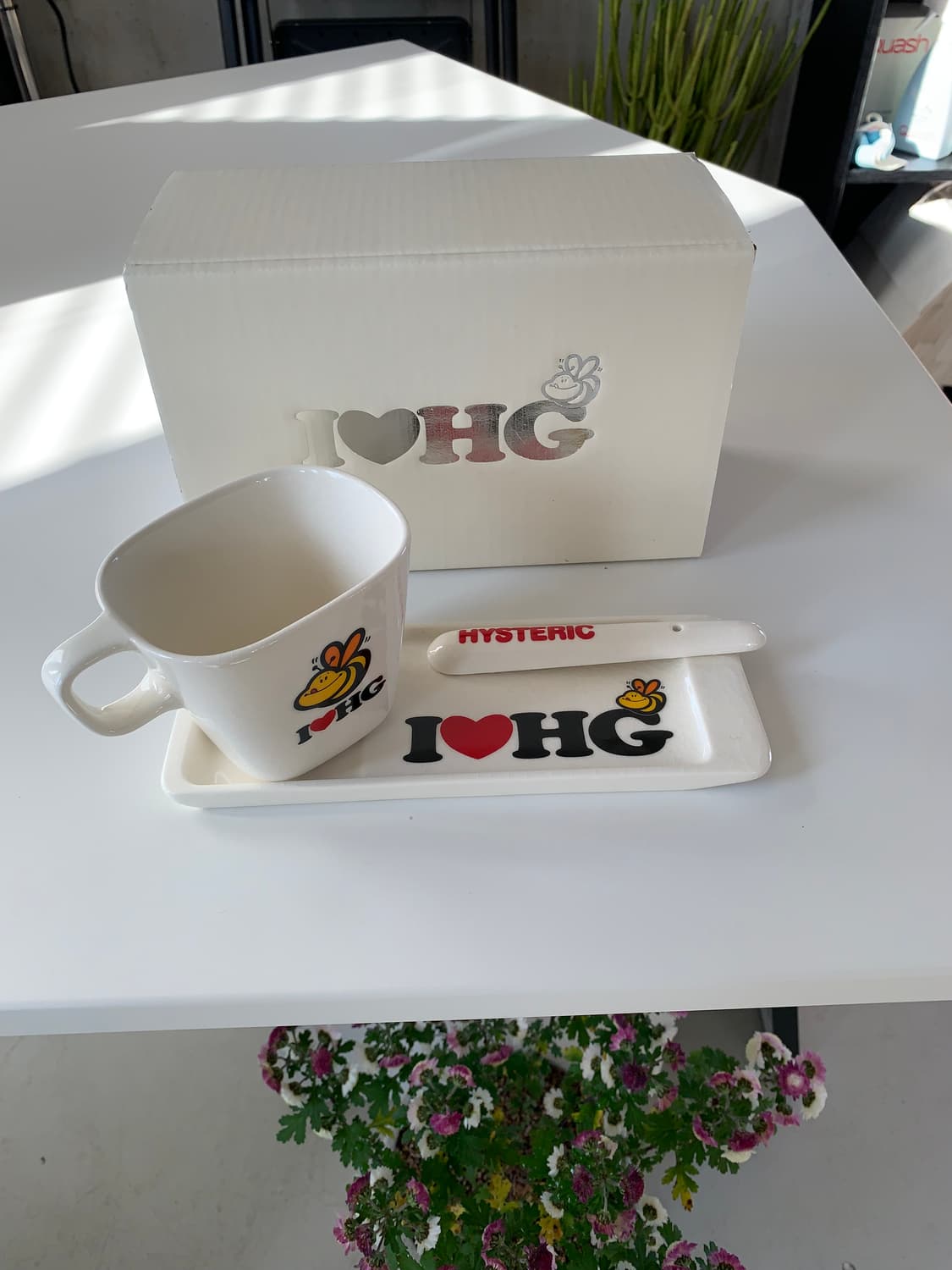 Hysteric glamour 히스테릭 글래머 컵 접시 세트 상품이미지1