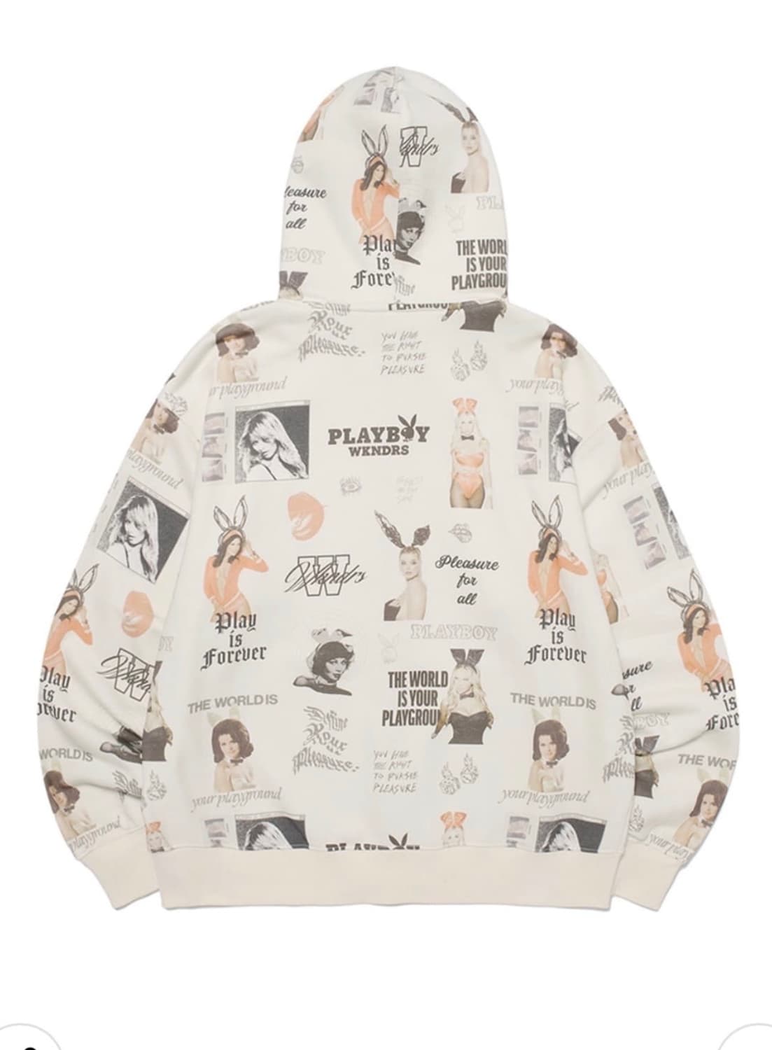 위캔더스X플레이보이 후드집업 팝니다 상품이미지2