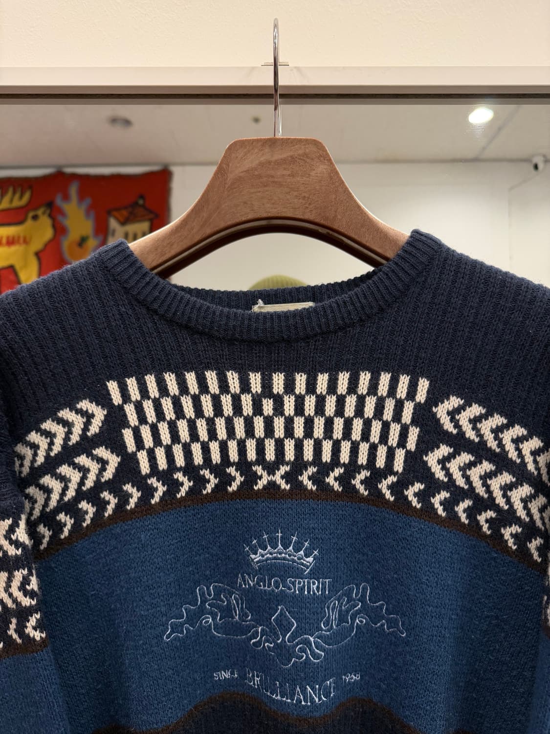 Mr.Casque 빈티지 울 니트 (made in Japan) 상품이미지3