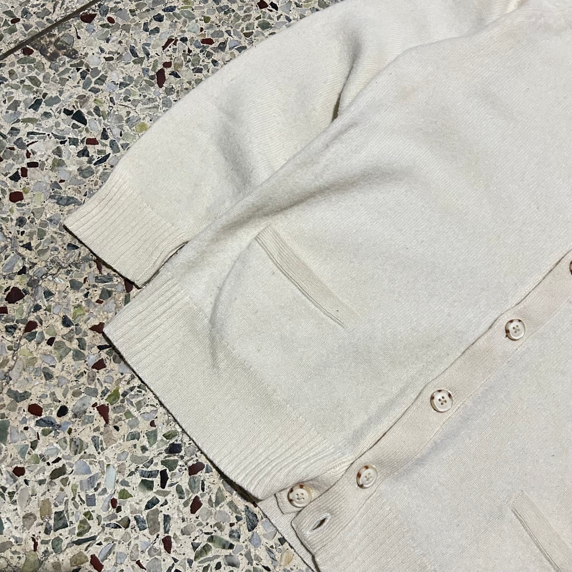 라코스테(Lacoste) 옐로우 가디건 상품이미지3