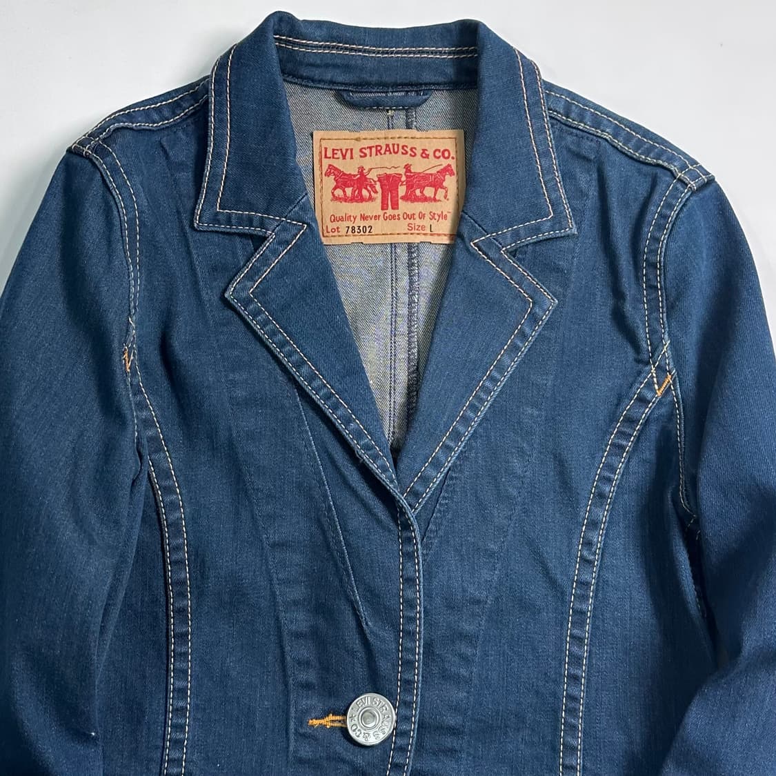 리바이스 우먼스 타입원 데님 자켓  상품이미지2