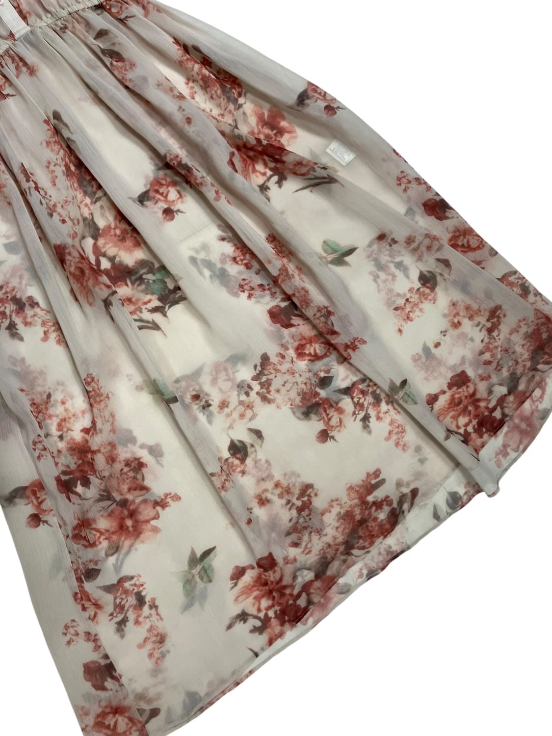 Roem 플라워 패턴 롱 쉬폰 원피스 M 상품이미지6