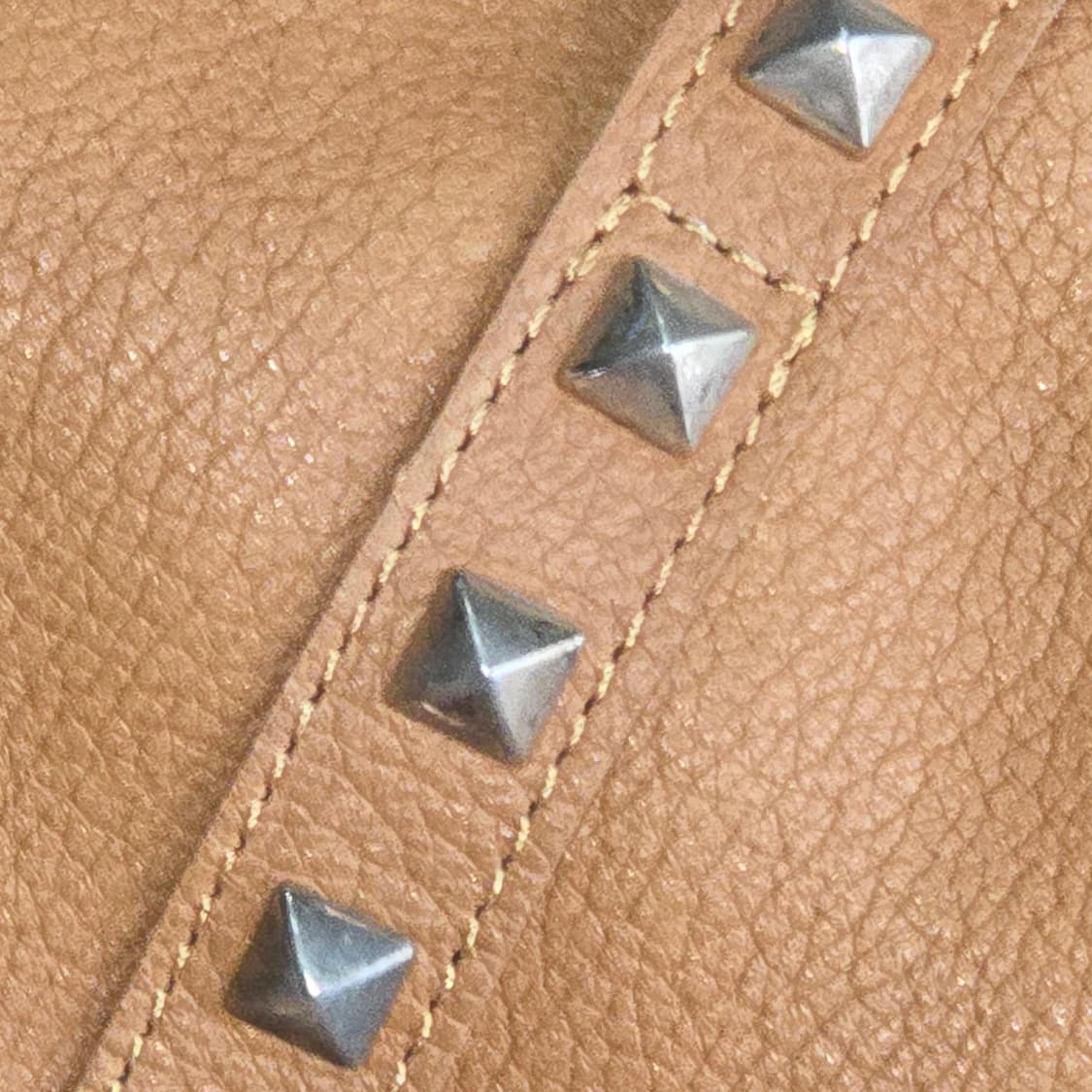 ZARA 빈티지 가죽 스터드 토트백 상품이미지10