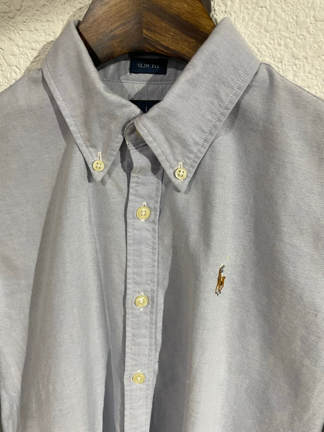 SLIM FIT] 폴로 랄프로렌 여성 옥스포드 셔츠 (블루) 상품이미지2