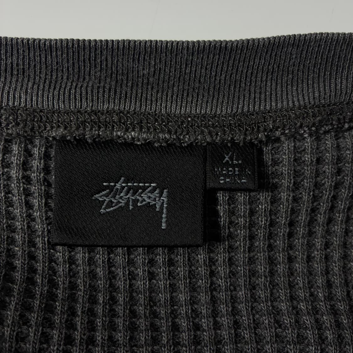 Stussy  스투시 래글런 써멀 롱슬리브 크루 워시드 니트  상품이미지7