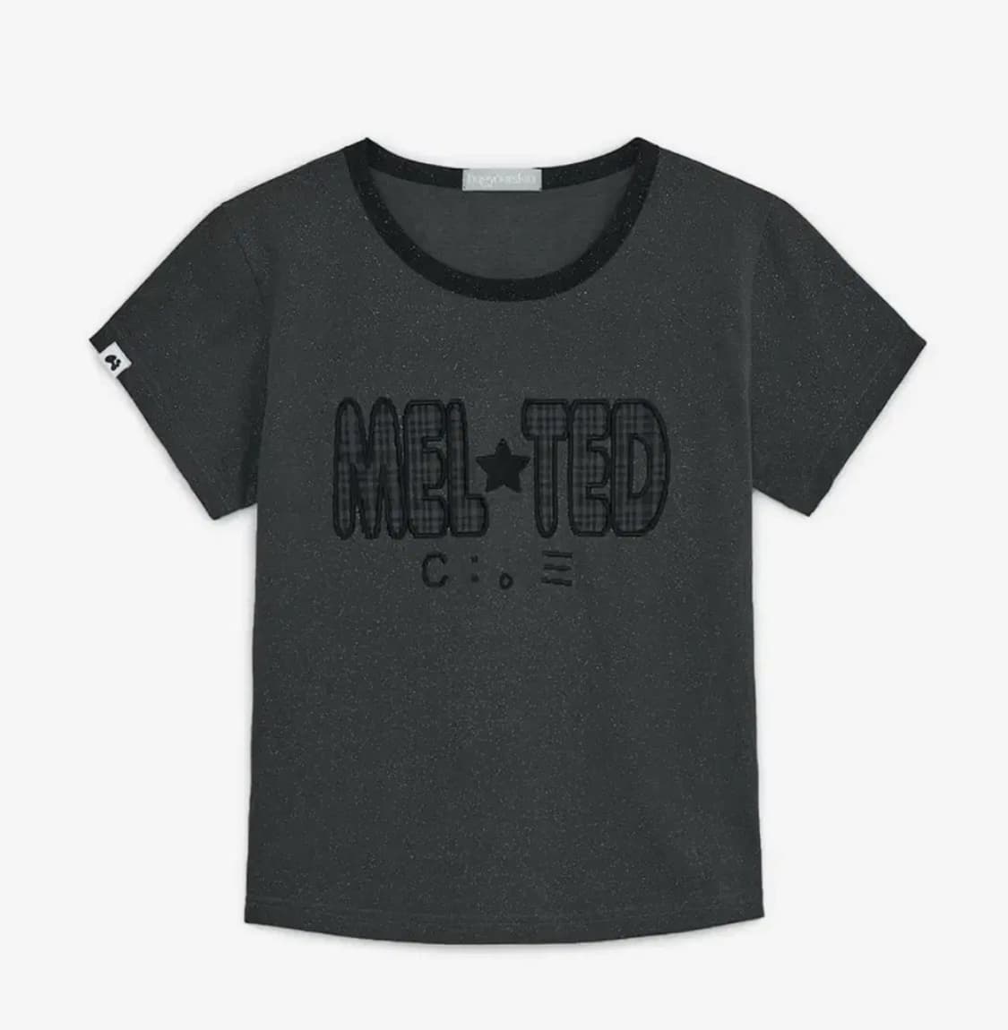 허그유어스킨 글리터 멜티드 티셔츠 상품이미지1