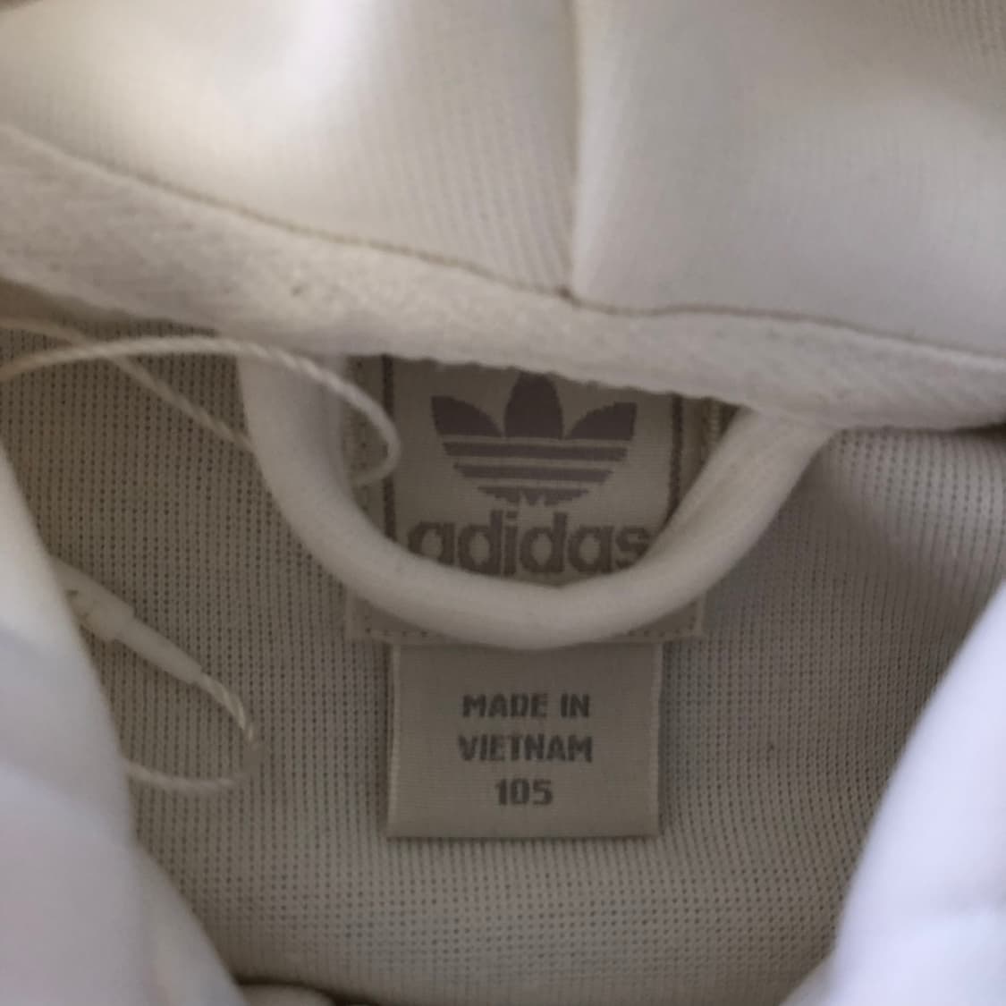 아디다스 화이트 후드 져지 상품이미지6