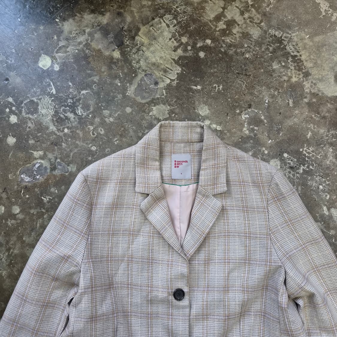S) 에잇세컨즈 체크 자켓 마이 상품이미지2