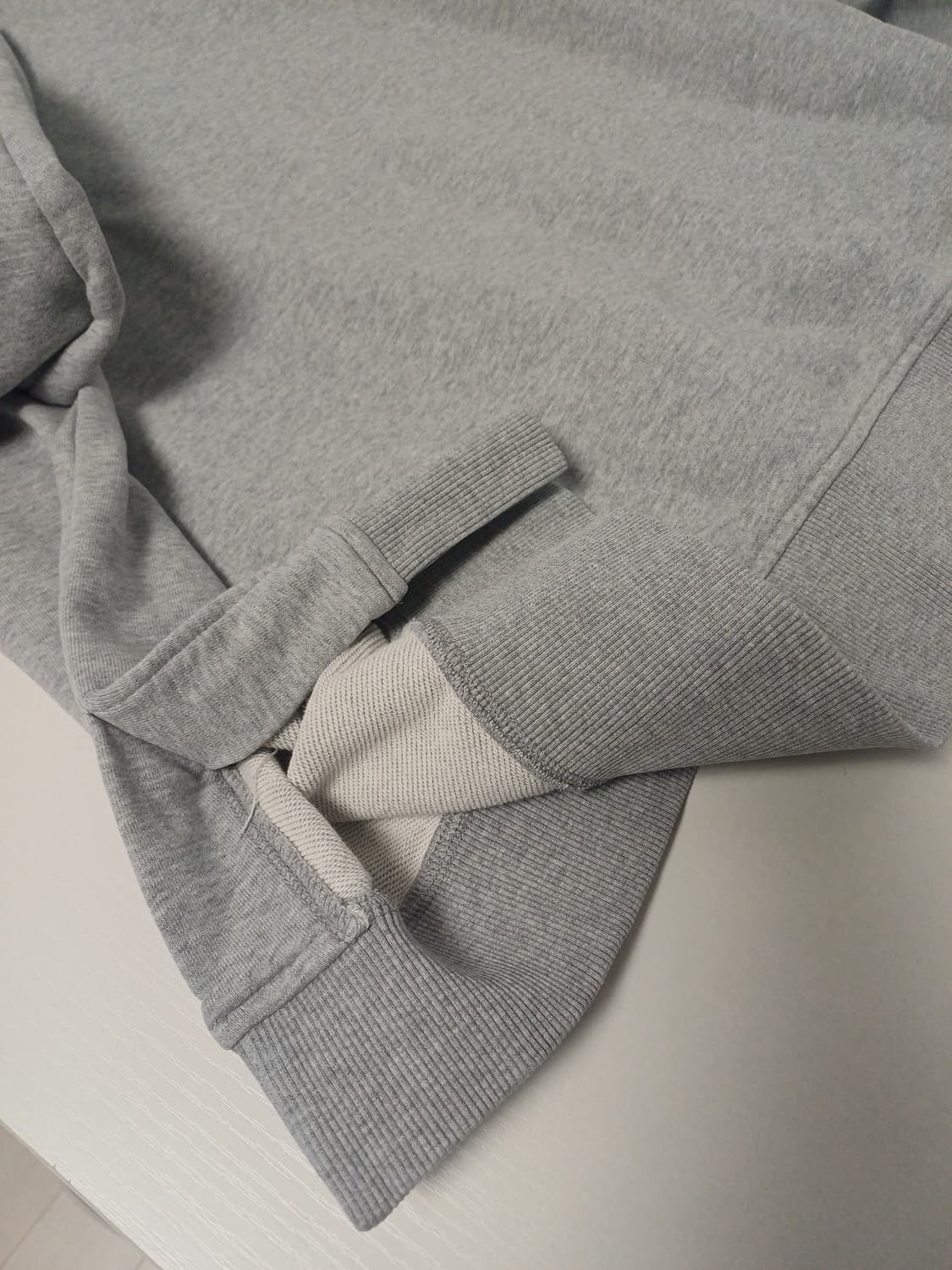 일코르소 에센셜 사이드 슬릿 맨투맨 (그레이/105) 상품이미지5