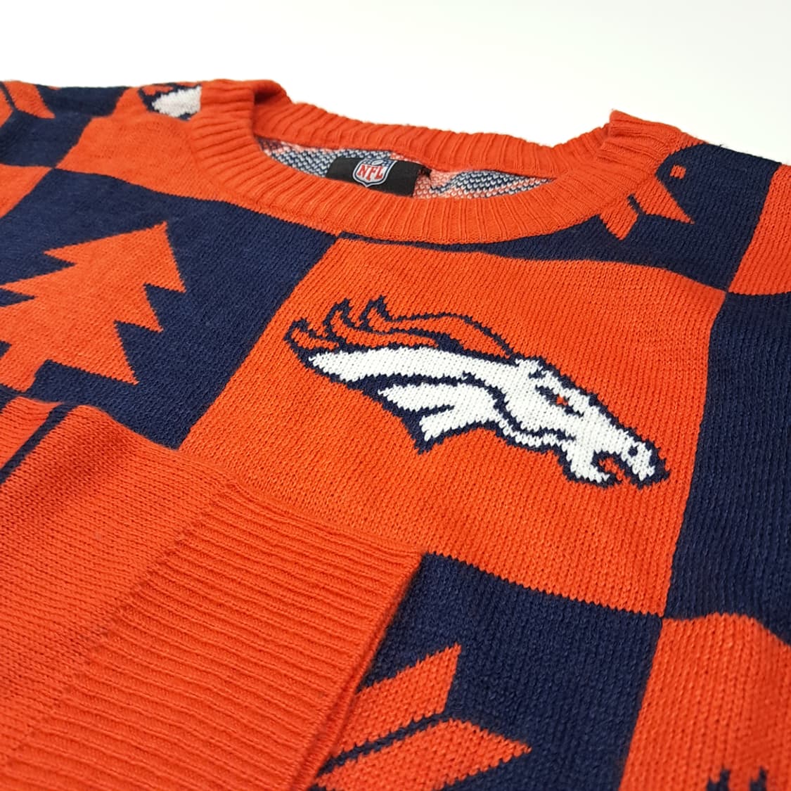 CL317 XL 엔에프엘 아크릴 덴버브롱코스 자카드 니트 상품이미지3