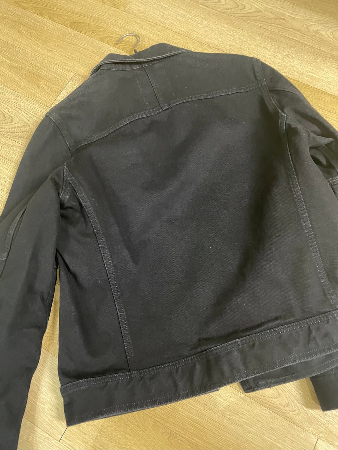 Cos 코스 데님 트러커 자켓 블랙 상품이미지3