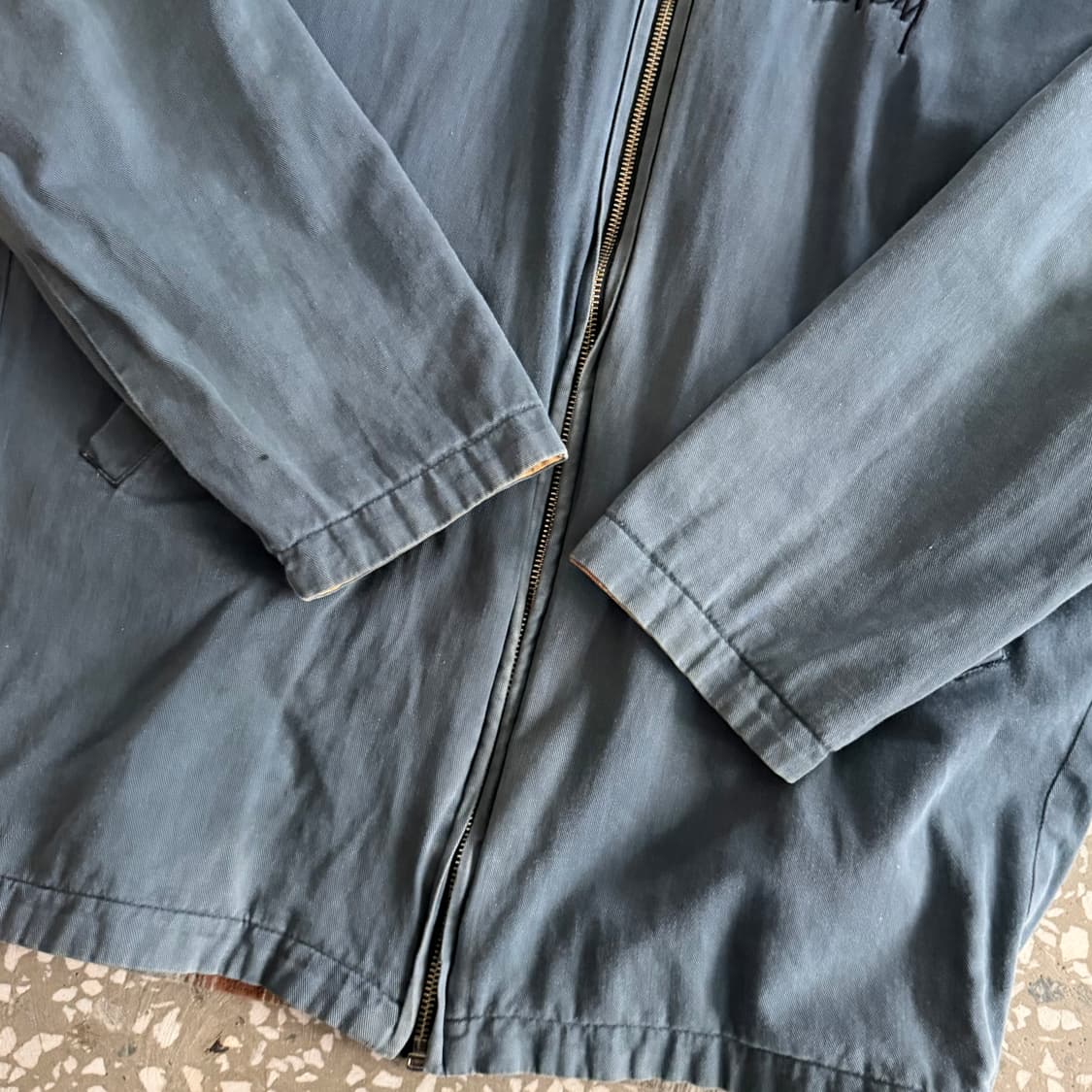 80s 스투시 리버서블 후드 집업 자켓 상품이미지8