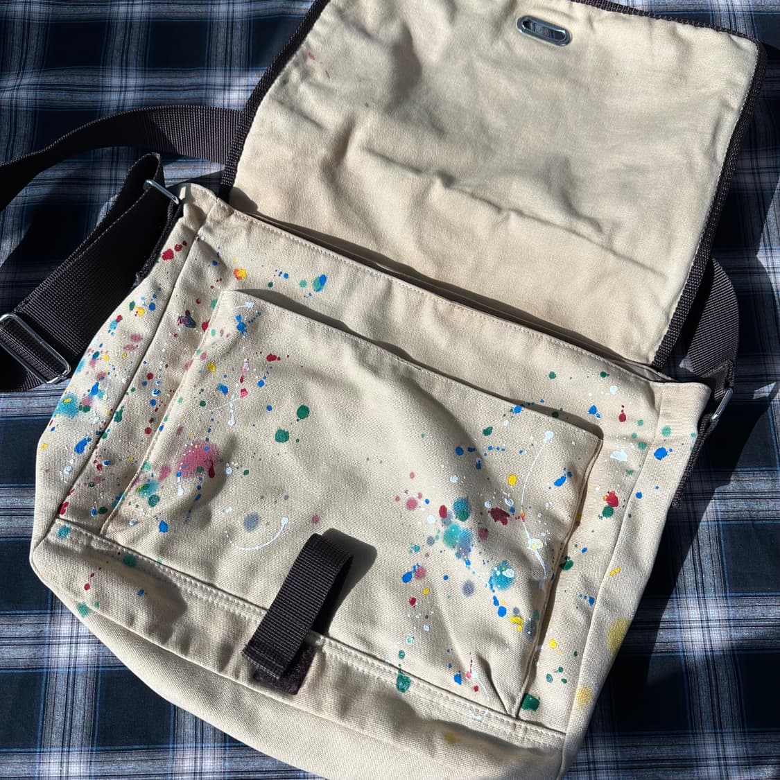 도나카란 DKNY 페인트 스플래터 정크 크로스백 상품이미지4