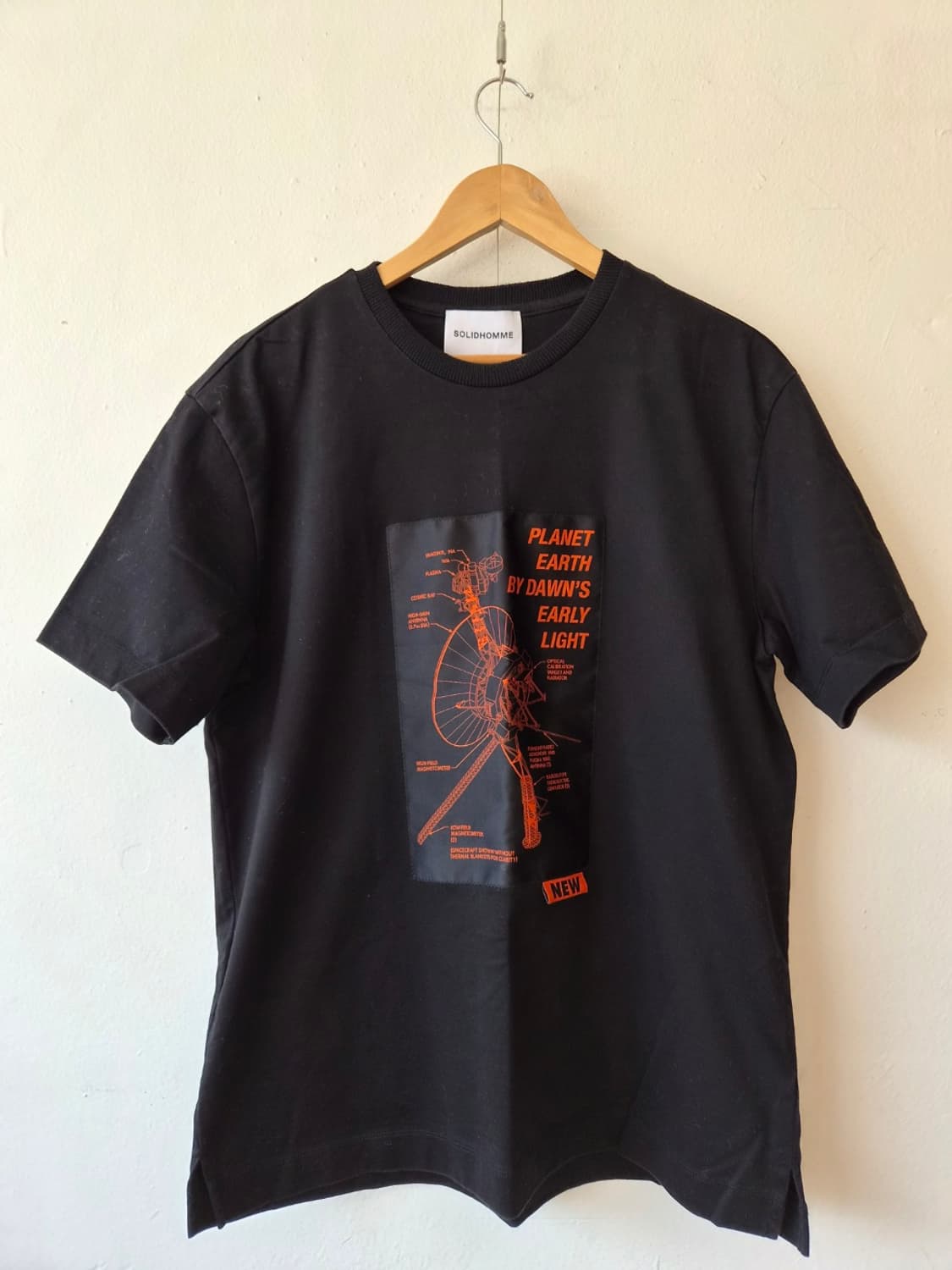 솔리드옴므 남성 패치워크반팔티셔츠 46사이즈 상품이미지2