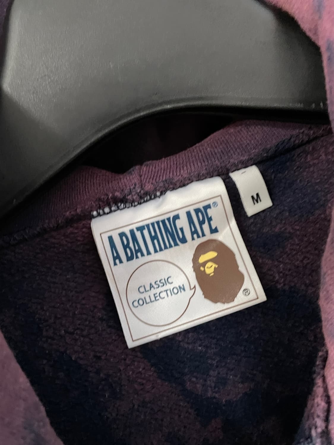 베이프 가먼트 다이 컬리지 후드집업  상품이미지2