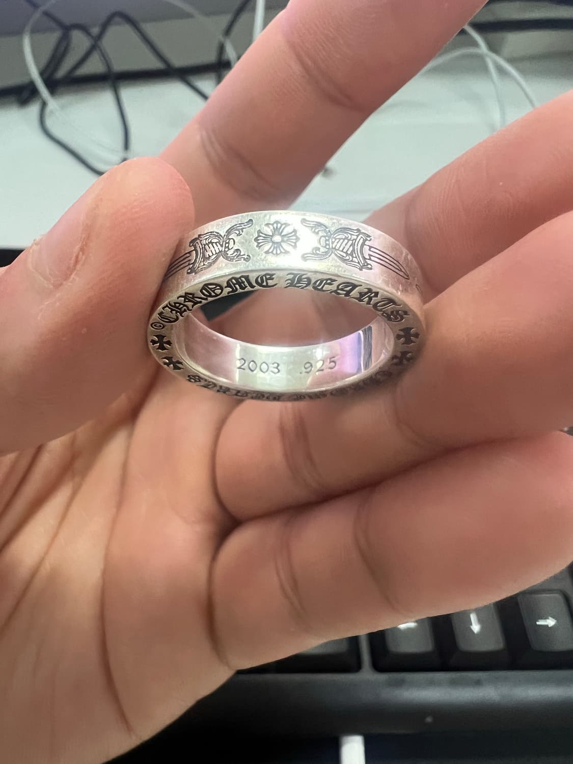 크롬하츠 스페이서대거링 6mm 상품이미지3