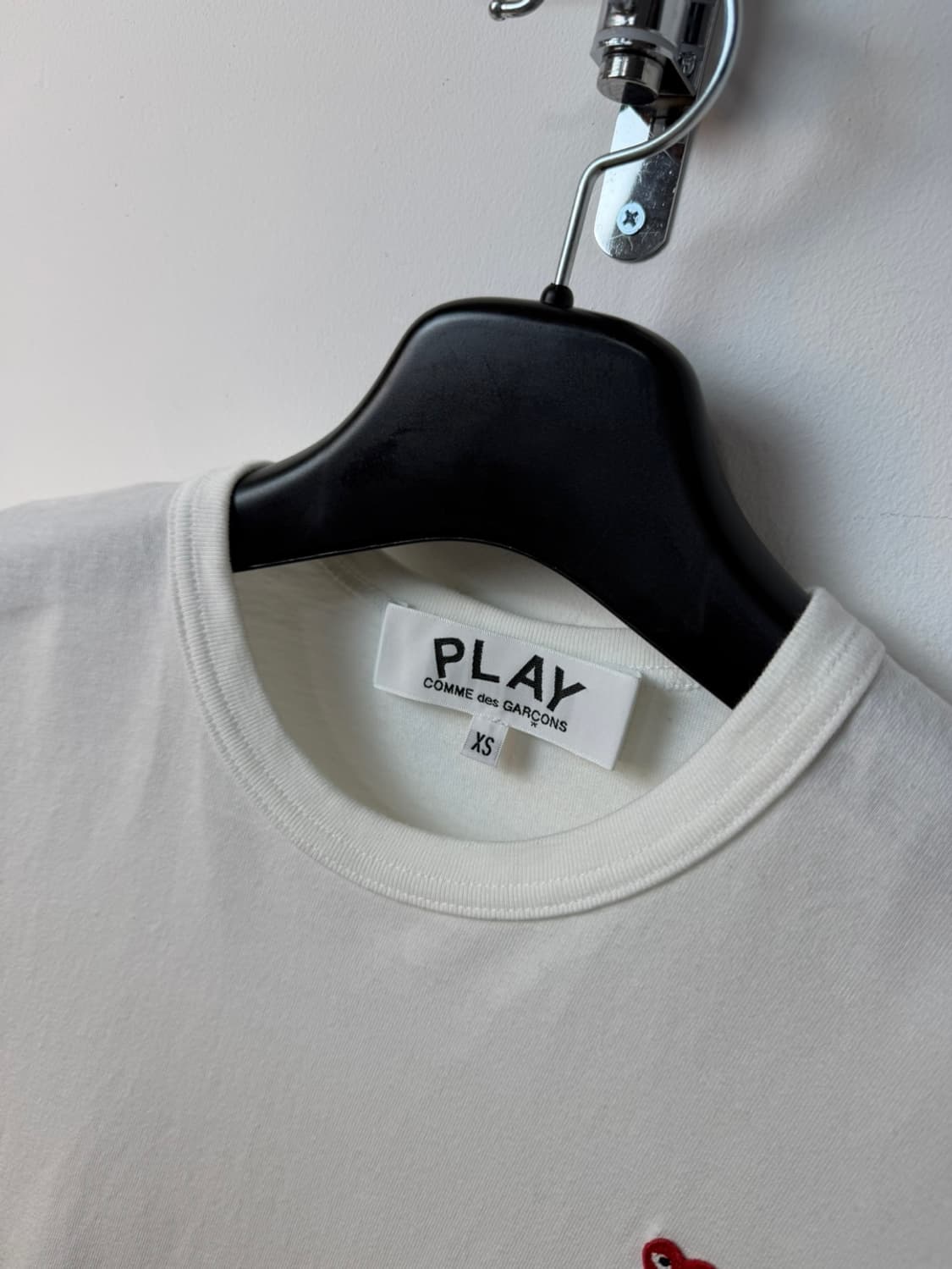 꼼데가르송 Play 스몰 하트 로고 반팔 티셔츠  상품이미지4