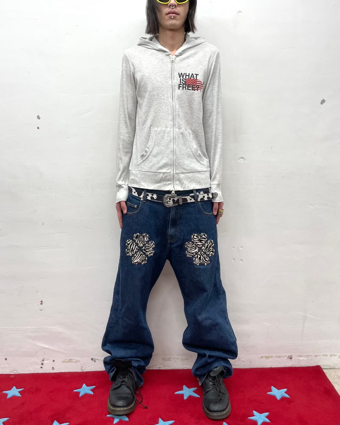 What's Free Waffle Hooded Zip-Up 상품이미지3