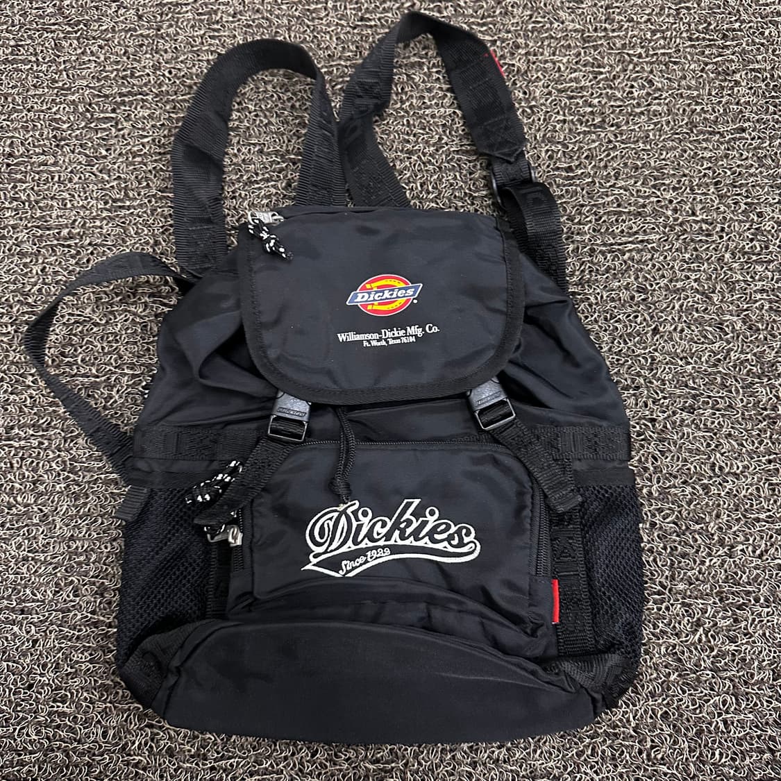 Dickies 디키즈 복조리 포켓 미니 백팩 블랙 상품이미지1