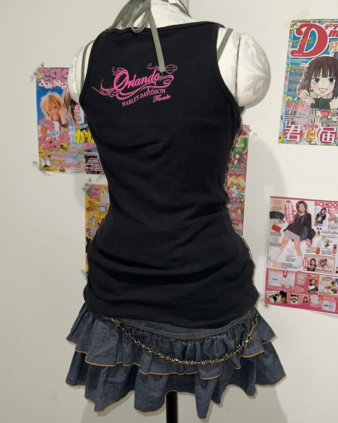 Harley Davidson skull-printed sleeveless 상품이미지2