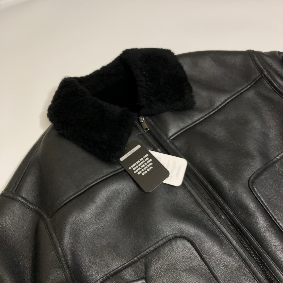 새상품 리오벨 무스탕 양털 자켓 88 상품이미지3