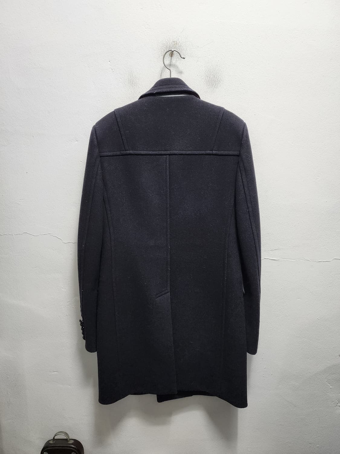 시스템 울 캐시미어 더블 브레스티드 코트 100 상품이미지2