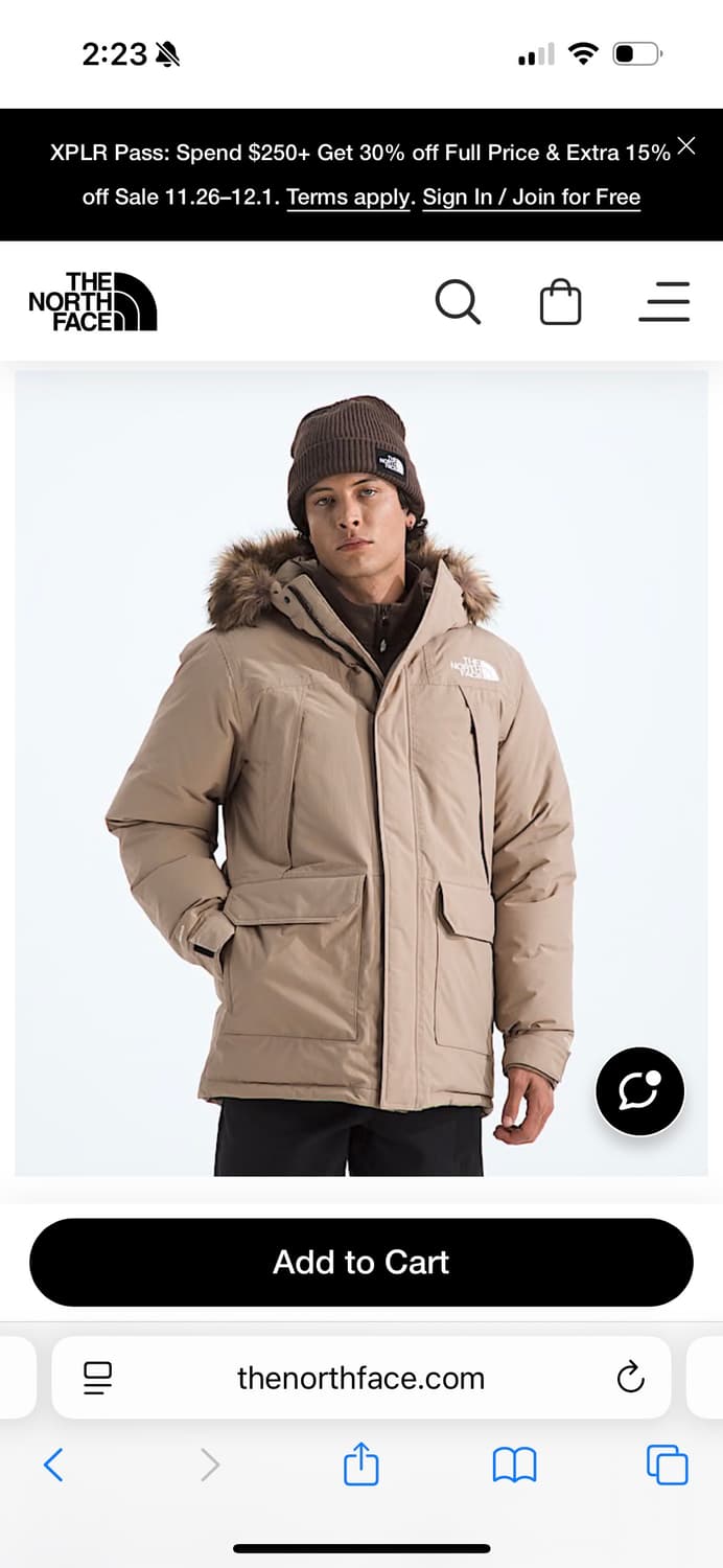 The North Face 맥머도 시리즈 덕다운 패딩 파카 상품이미지3