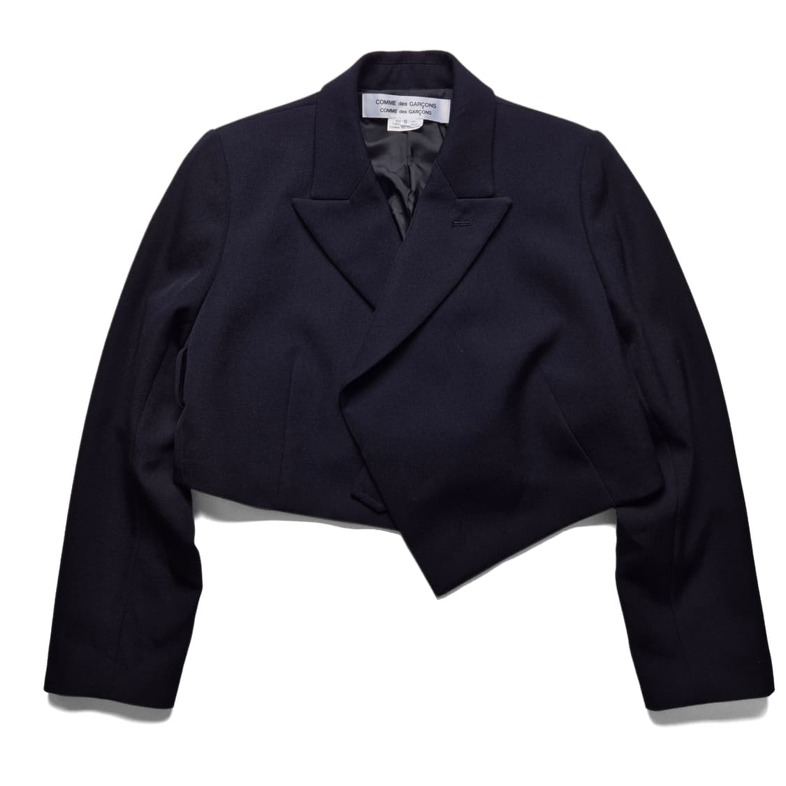[S] 꼼데가르송 23AW 벨티드 크롭 자켓 상품이미지1