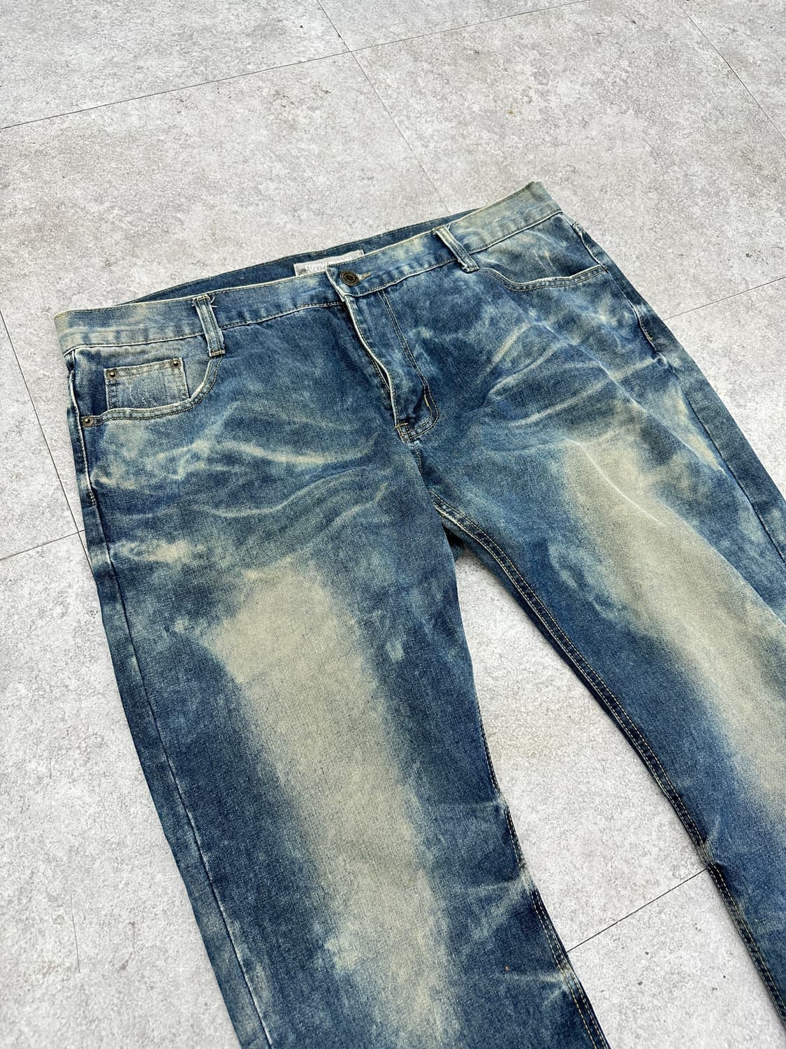 NONE vintage bleach washing denim 상품이미지7