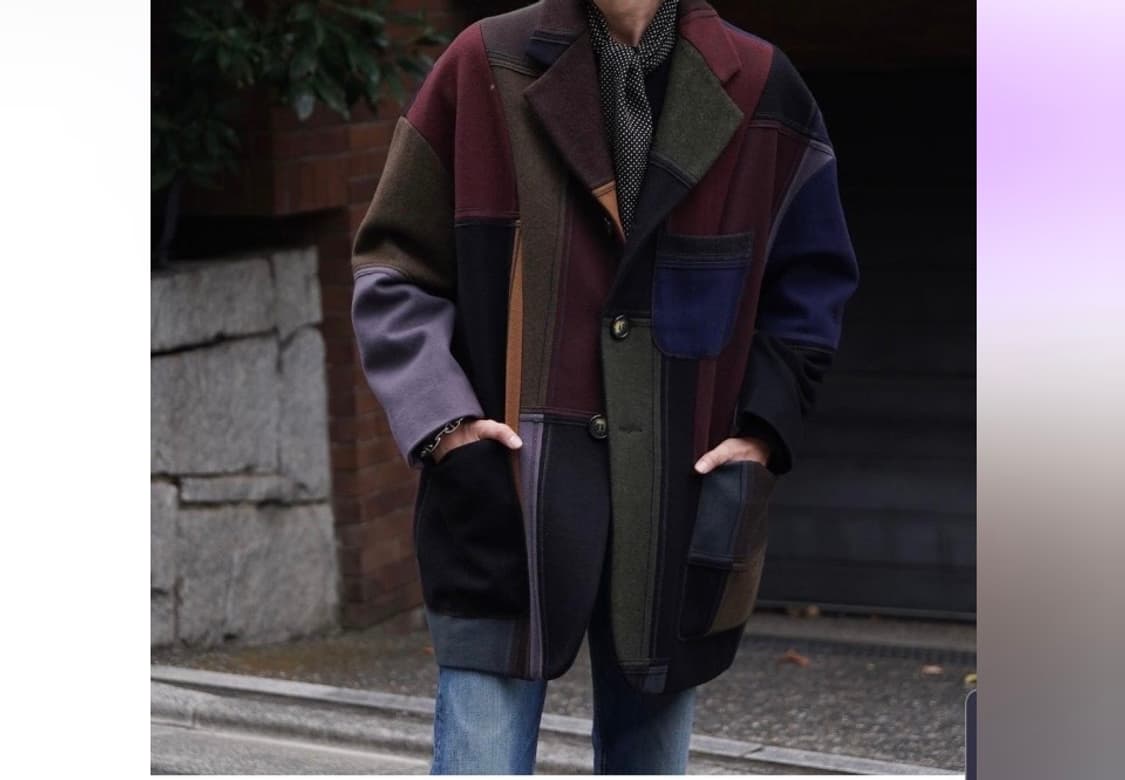 Dolce&gabbana 패치워크 코트 상품이미지1