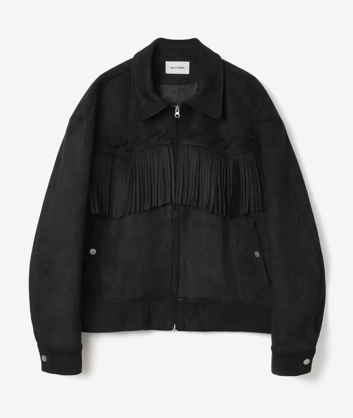 밀로우먼 프린지 웨스턴 자켓(블랙) 상품이미지2