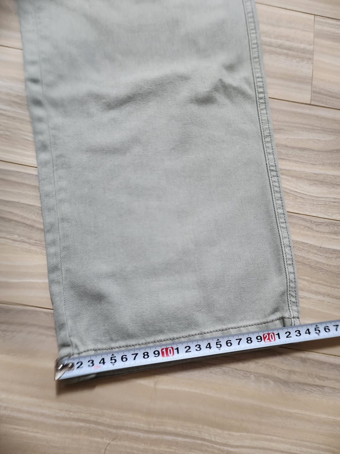 에잇세컨즈가먼트다잉팬츠바지라이트그레이 상품이미지6