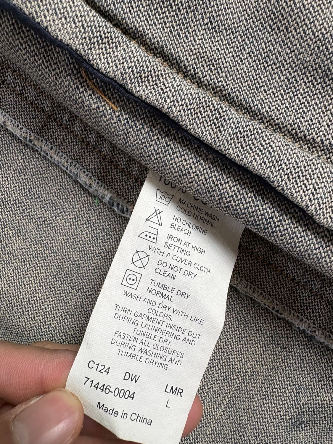 Levis 리바이스 이폴릿 워싱 데님자켓 L 상품이미지5