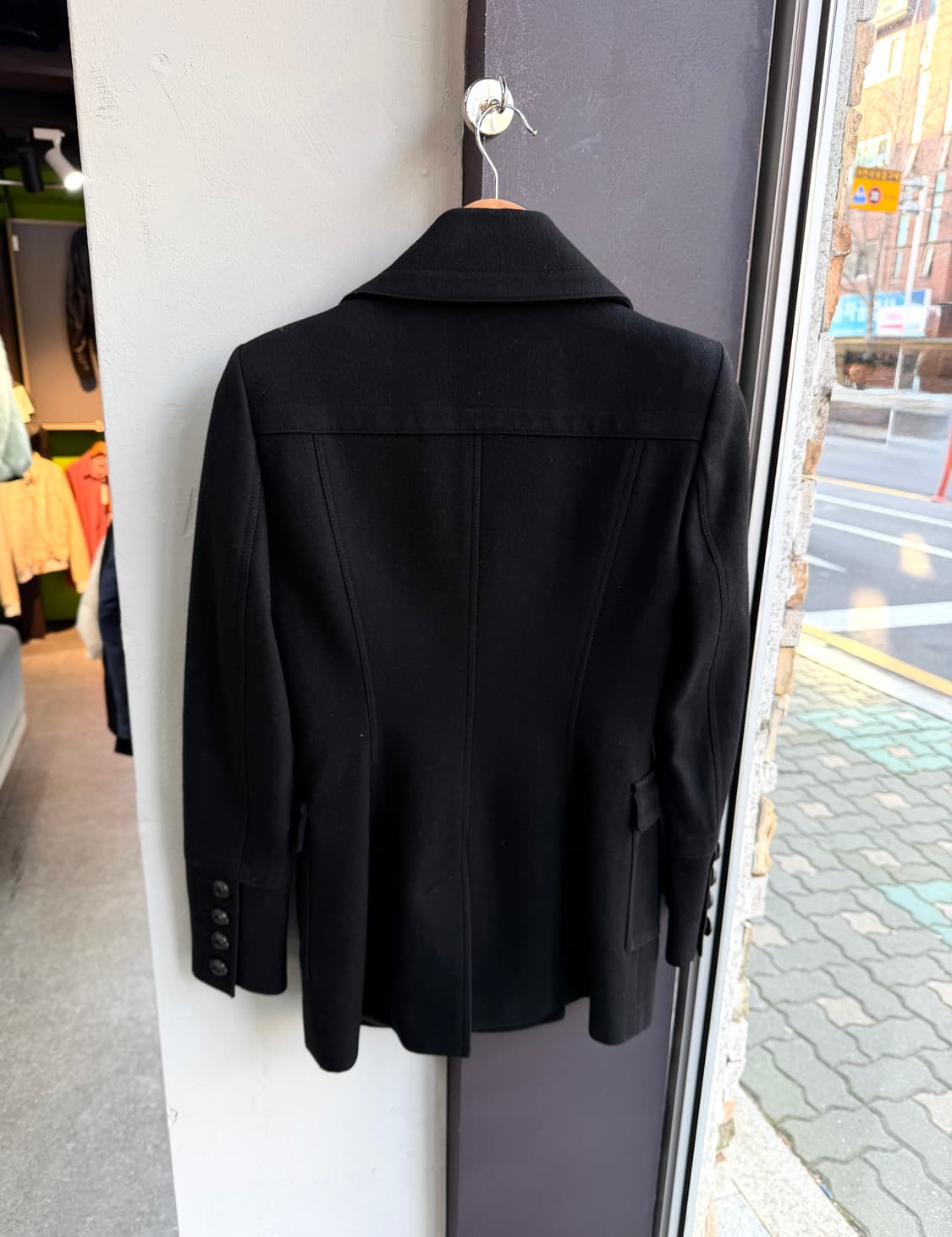 UK6/ 버버리 캐시미어 블렌딩 더블 브레스트 코트 상품이미지6