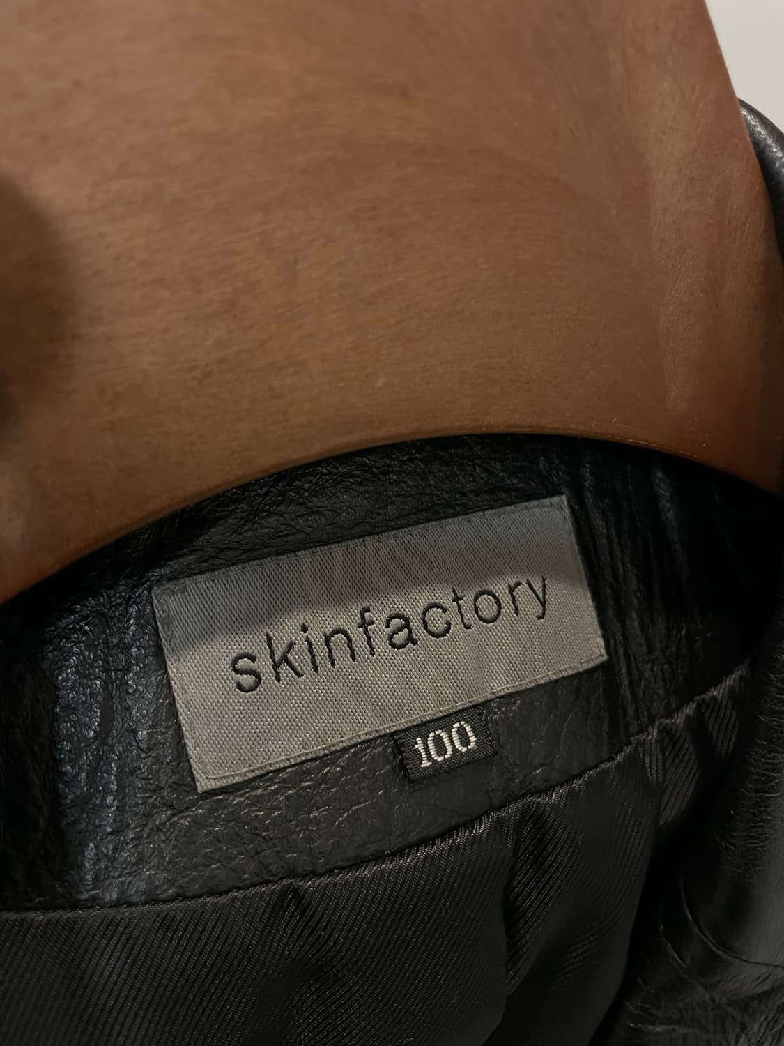 (100) Skinfactory 소가죽 3버튼 레더 자켓 상품이미지5