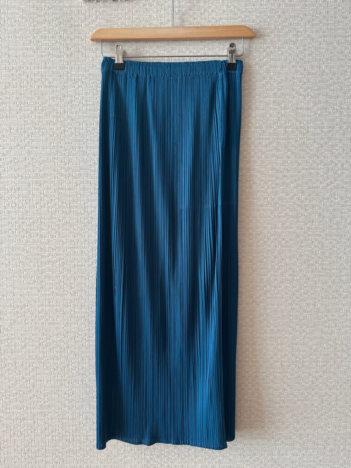 플리츠플리즈 잼 스커트 블루 상품이미지3