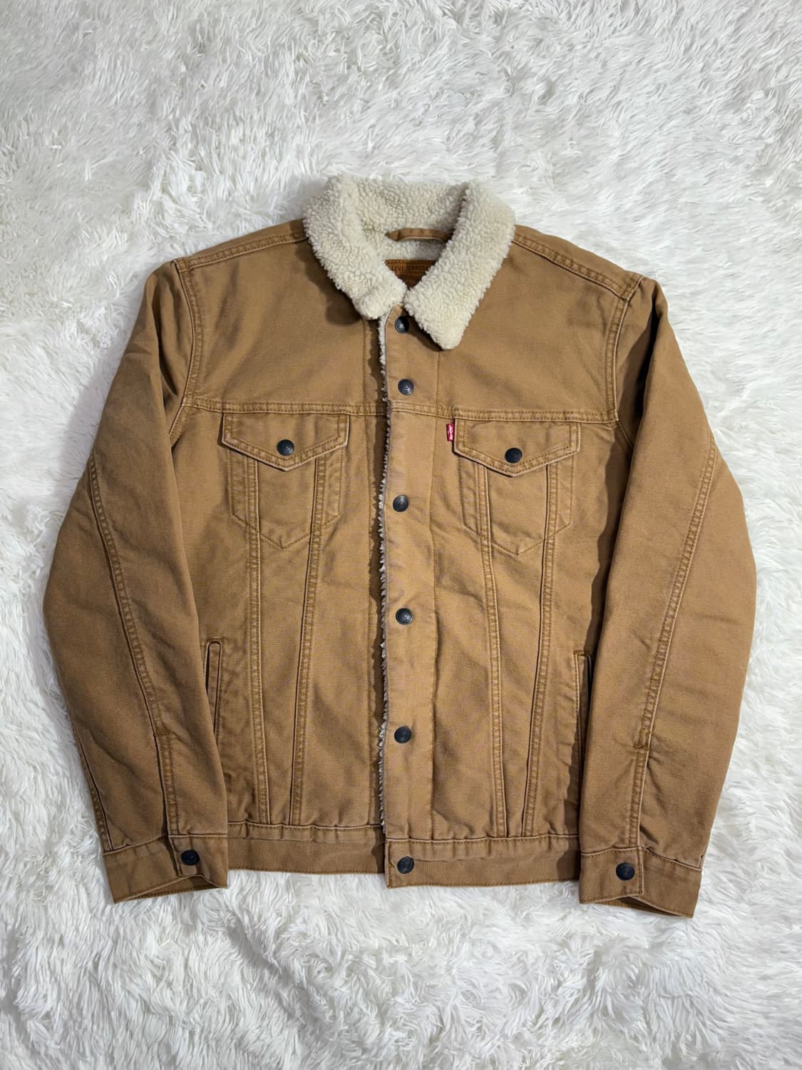 리바이스 베이지 양털 데님 자켓  상품이미지2